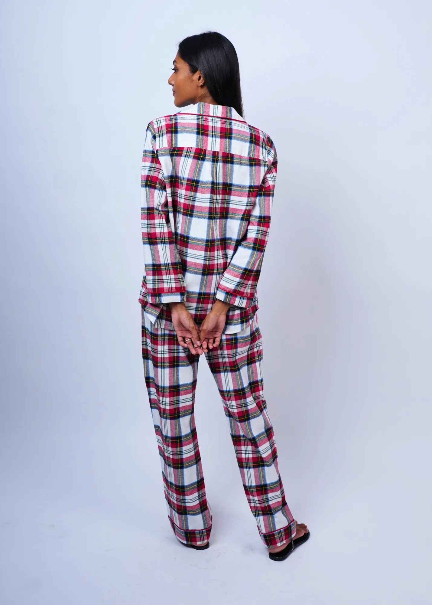 Ela PJ 2pc Set - Red Green Checks