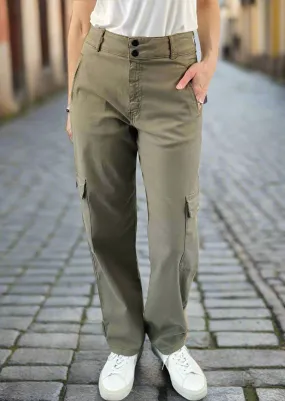 ELSIE LUXE TWILL CARGO PANT