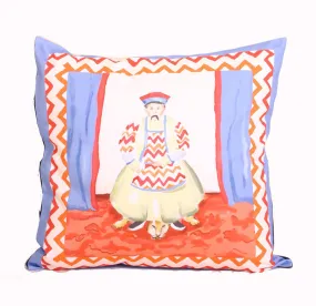 Emperor   Empress Pillow in Blue