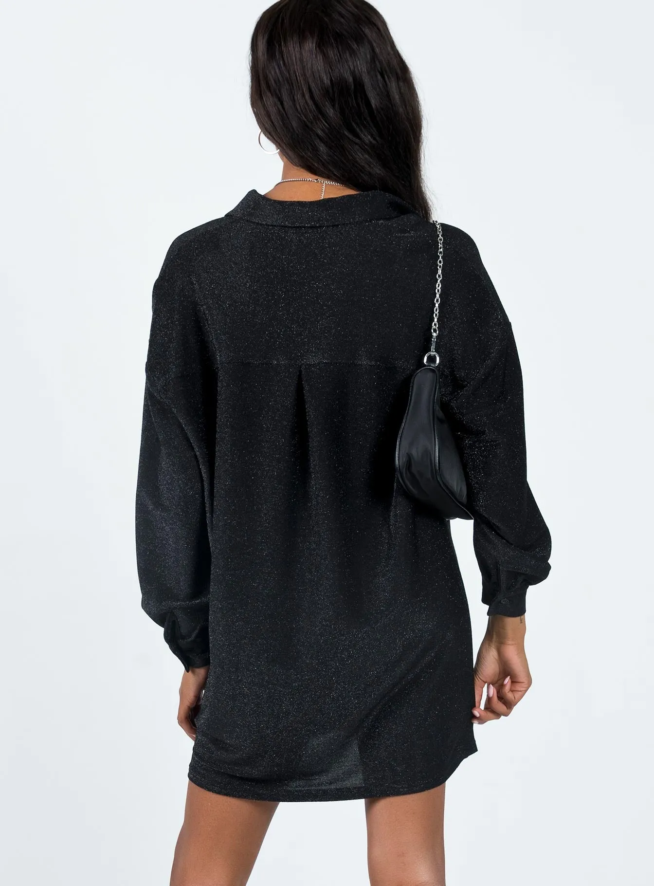 Evolving Shirt Dress Black