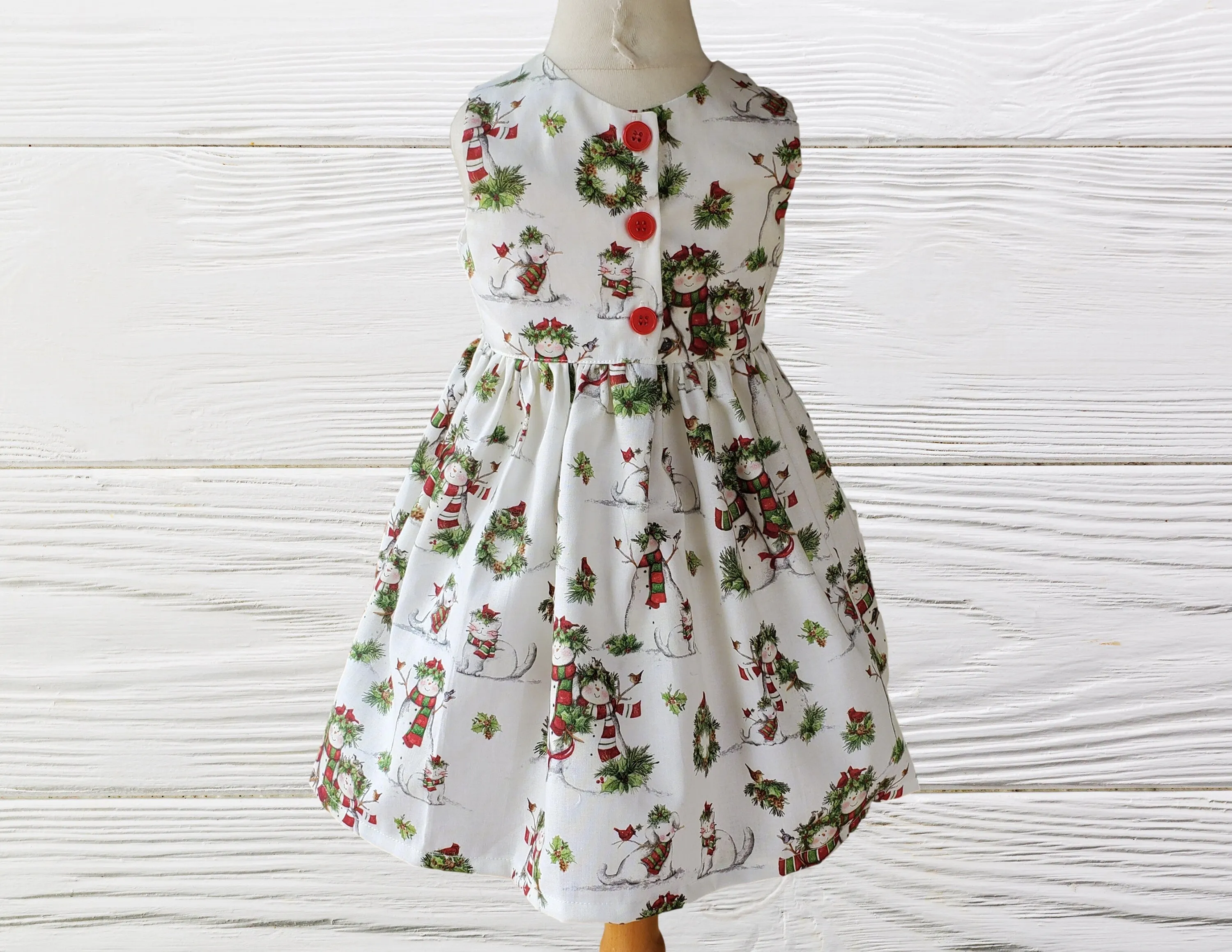 Girls Christmas dress, Holiday dress , First Christmas Girls Dress, Frosty Holiday dress, | Girl Christmas Snow Man dress