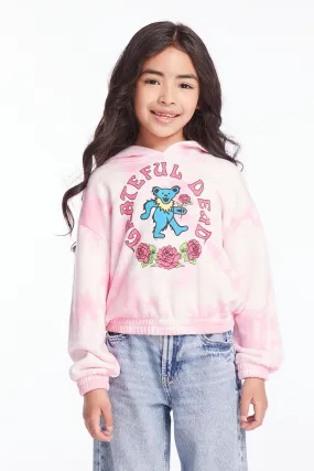 Grateful Dead Bears & Roses Girls Pullover Hoodie