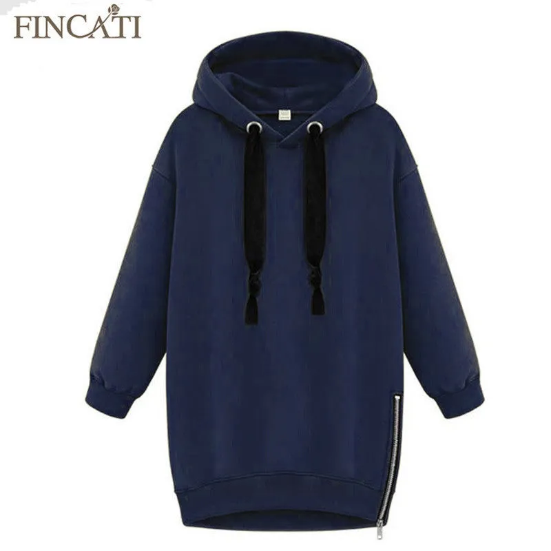 High Quality New Autumn Women Lady Cotton Loose Hooded Jacket Thicken Velvet Long sleeve Sweatshirt Korean Style Hoodies 500g/pc