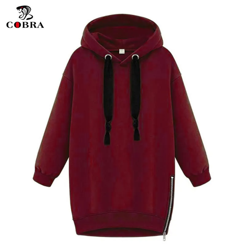 High Quality New Autumn Women Lady Cotton Loose Hooded Jacket Thicken Velvet Long sleeve Sweatshirt Korean Style Hoodies 500g/pc