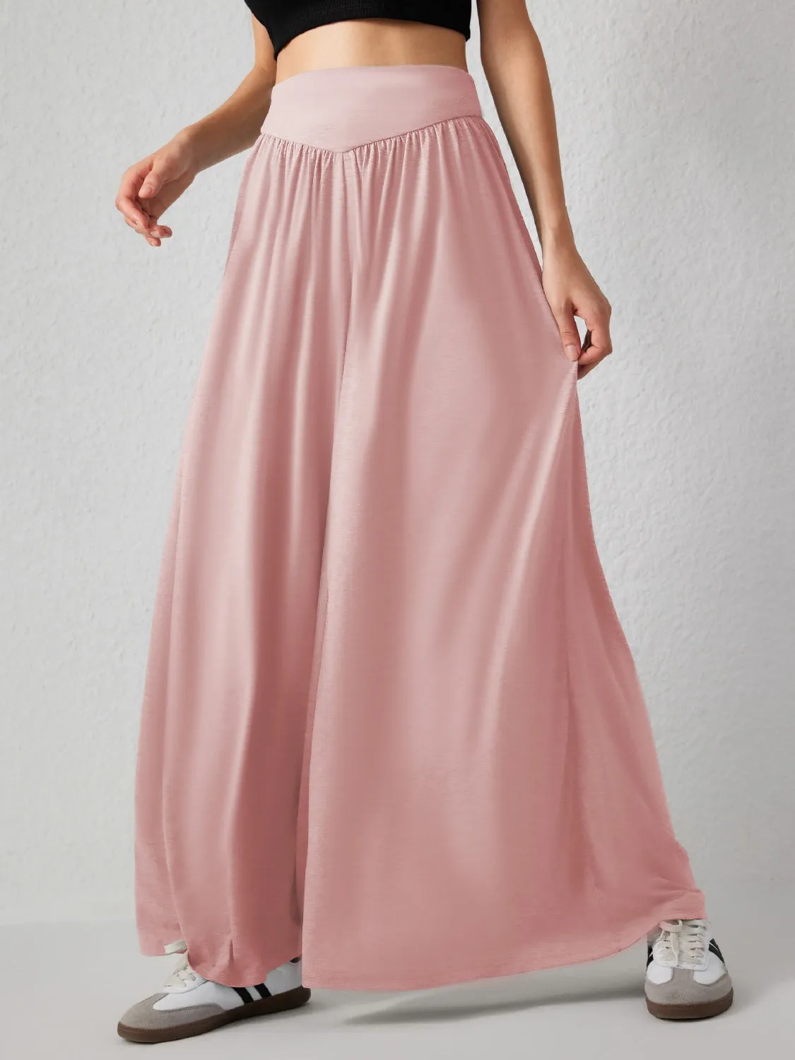 High Waist Wide Leg Pants