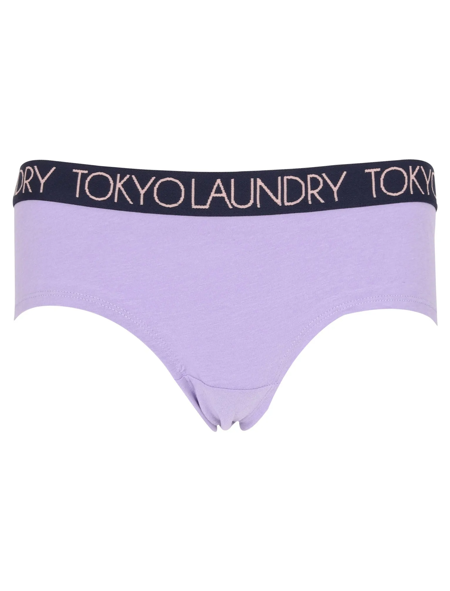 Jenny (5 Pack) Assorted Briefs In Violet Tulip / Peacoat Blue / Bridal Rose / Aqua Haze / Peacoat Blue - Tokyo Laundry