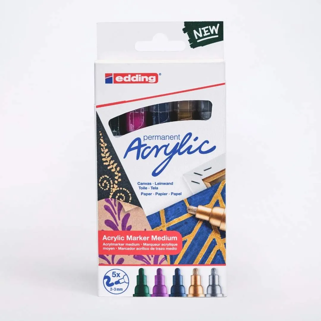 Jewel Acrylic Marker Set - Edding