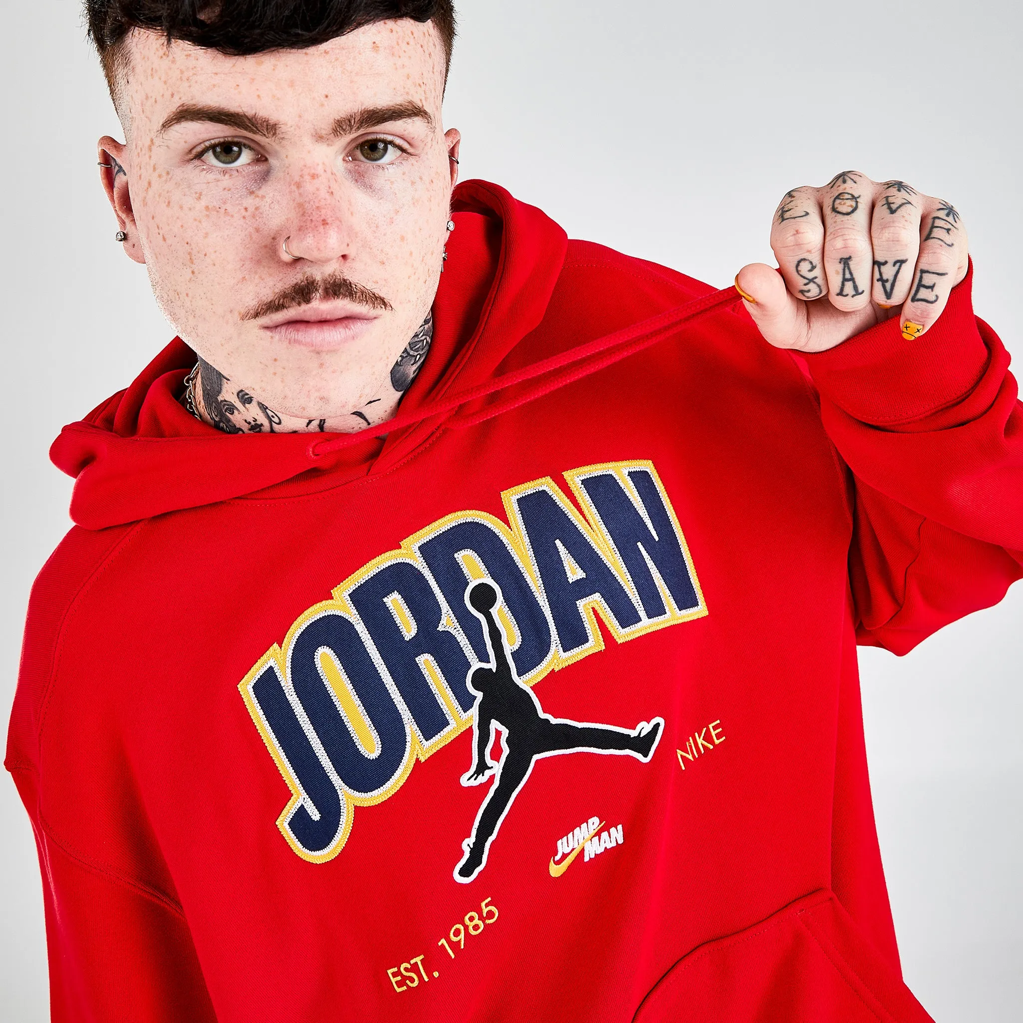 Jordan Jumpman Pullover Hoodie / University Red