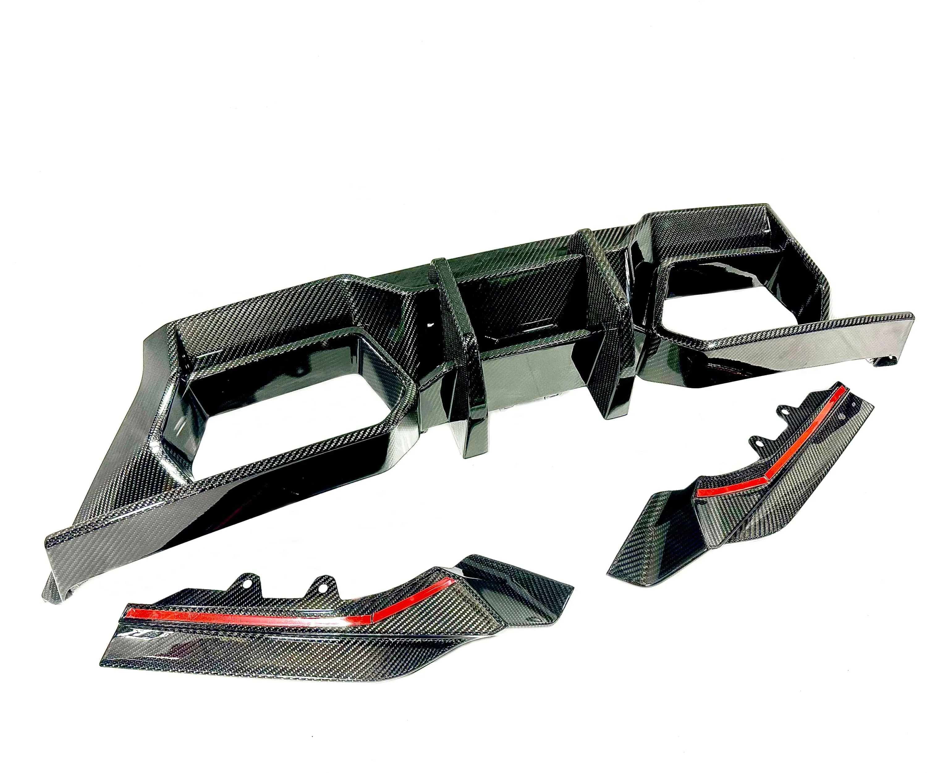 Kies Carbon G87 M2 S-Style Dry Carbon Fiber Rear Diffuser