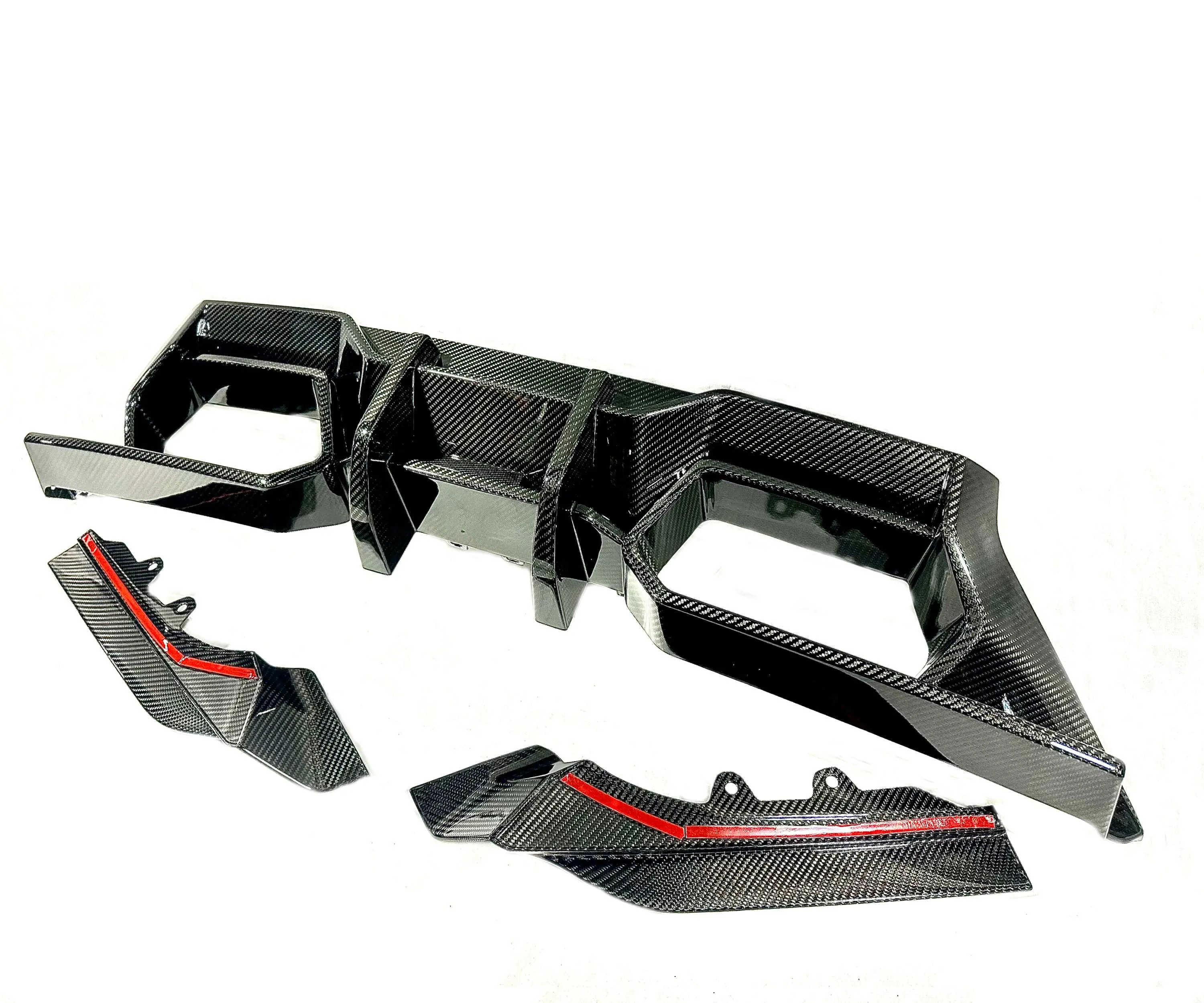 Kies Carbon G87 M2 S-Style Dry Carbon Fiber Rear Diffuser