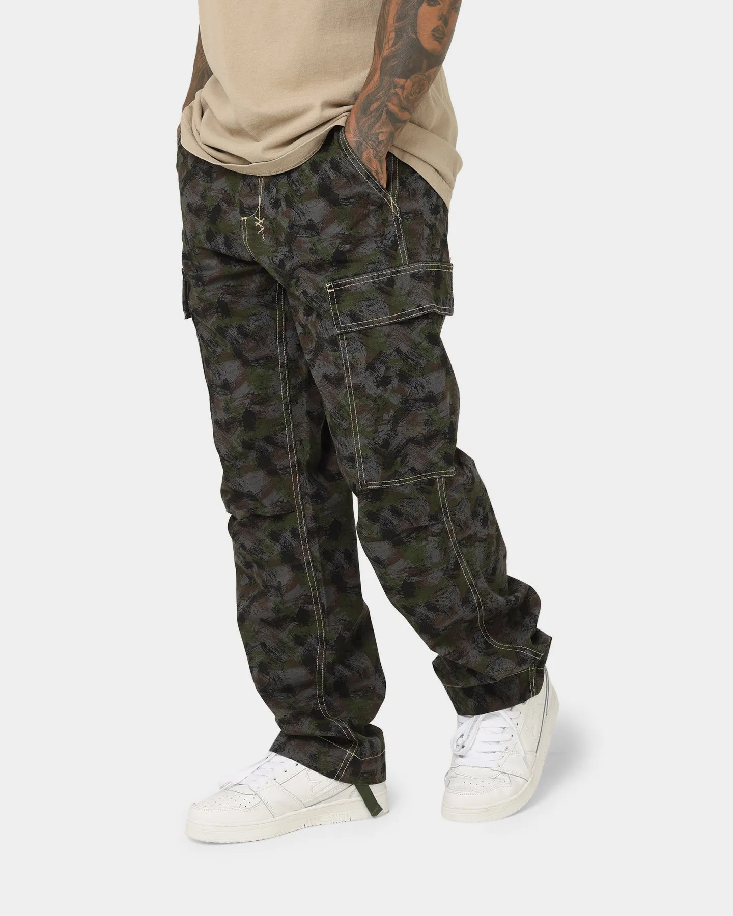 Ksubi Fugitive Cargo Pants Camo