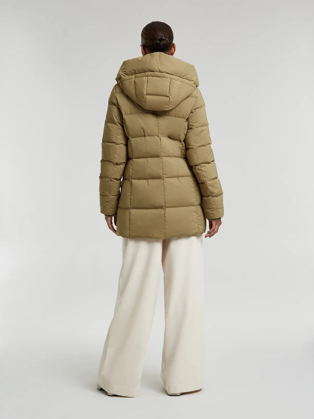 Leana Clay Blazer Puffer Coat