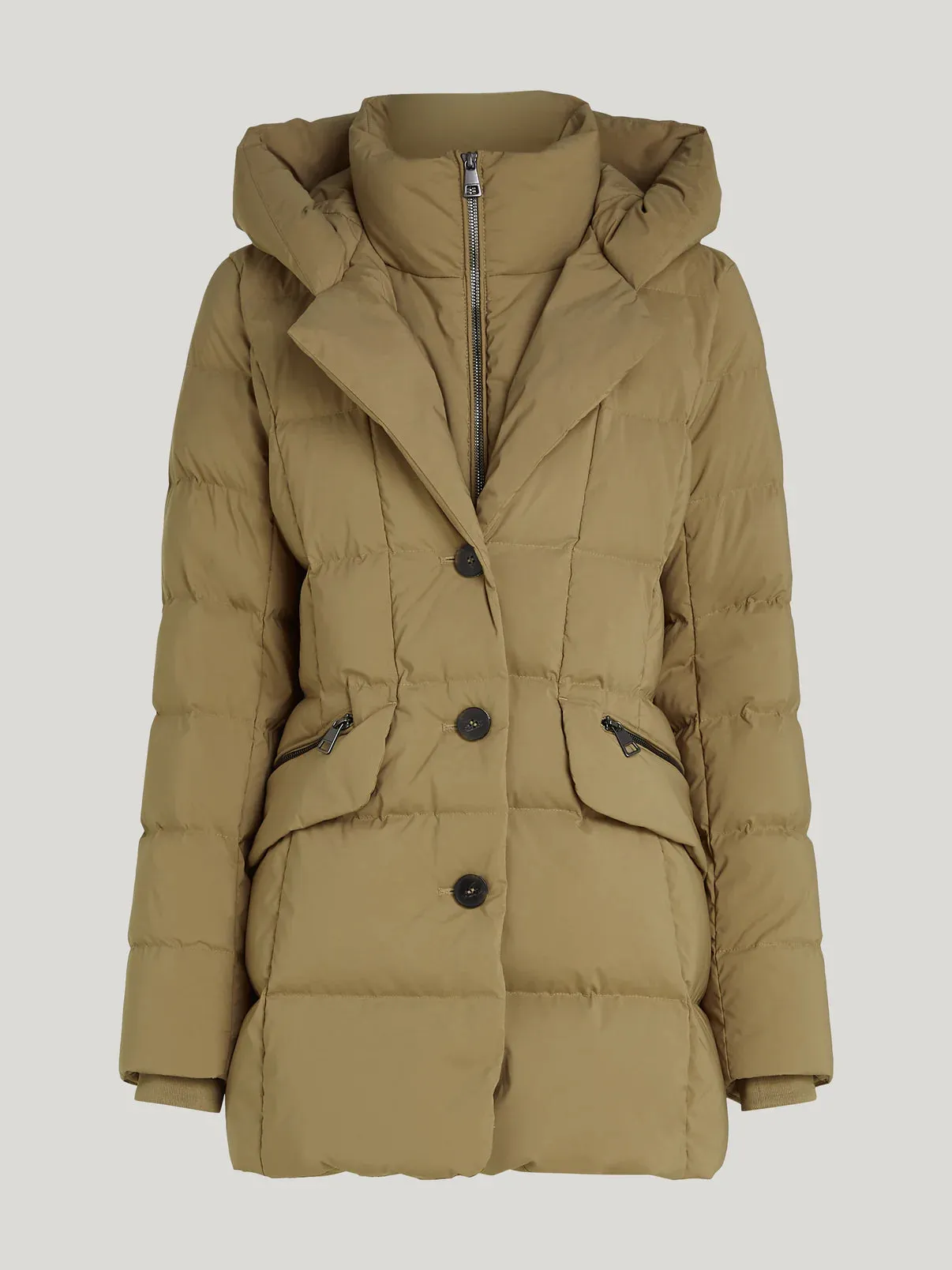 Leana Clay Blazer Puffer Coat