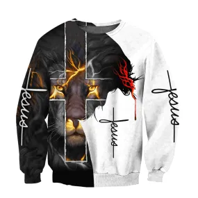 Lion Jesus - Christian Sweatshirt For Women & Men