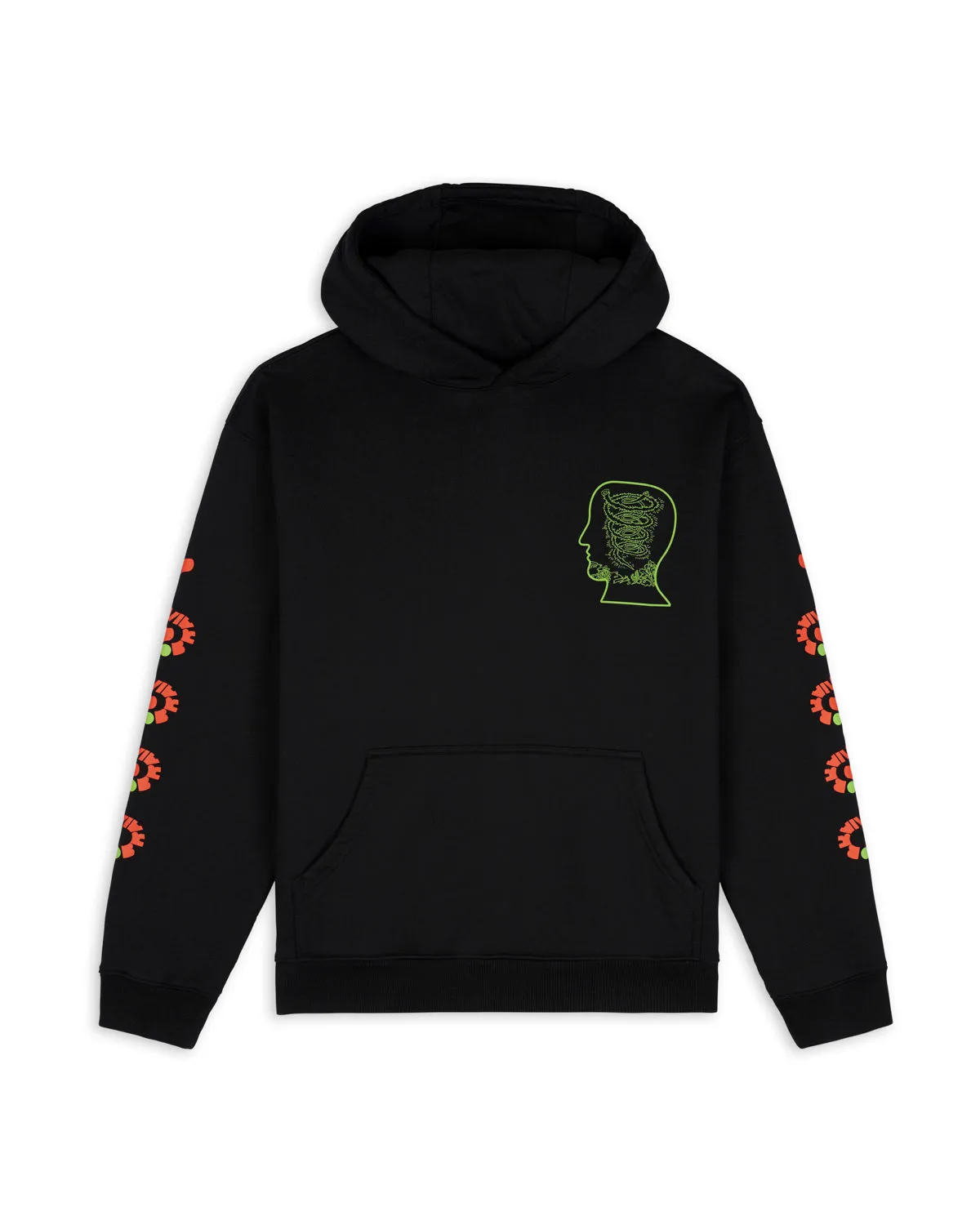 Lizard Cowboy Hoodie - Black