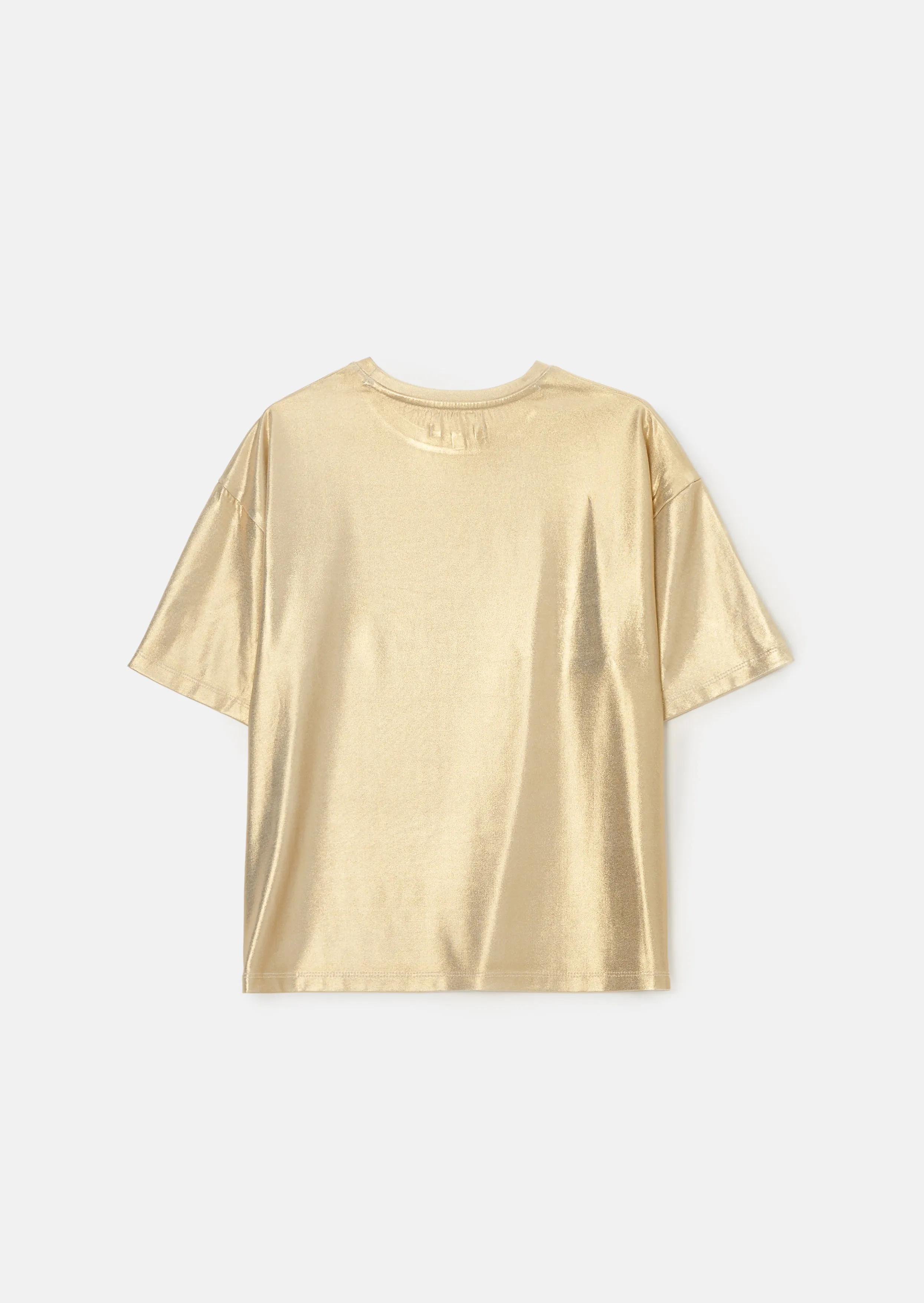 Luna Gold Metallic Jersey Tee