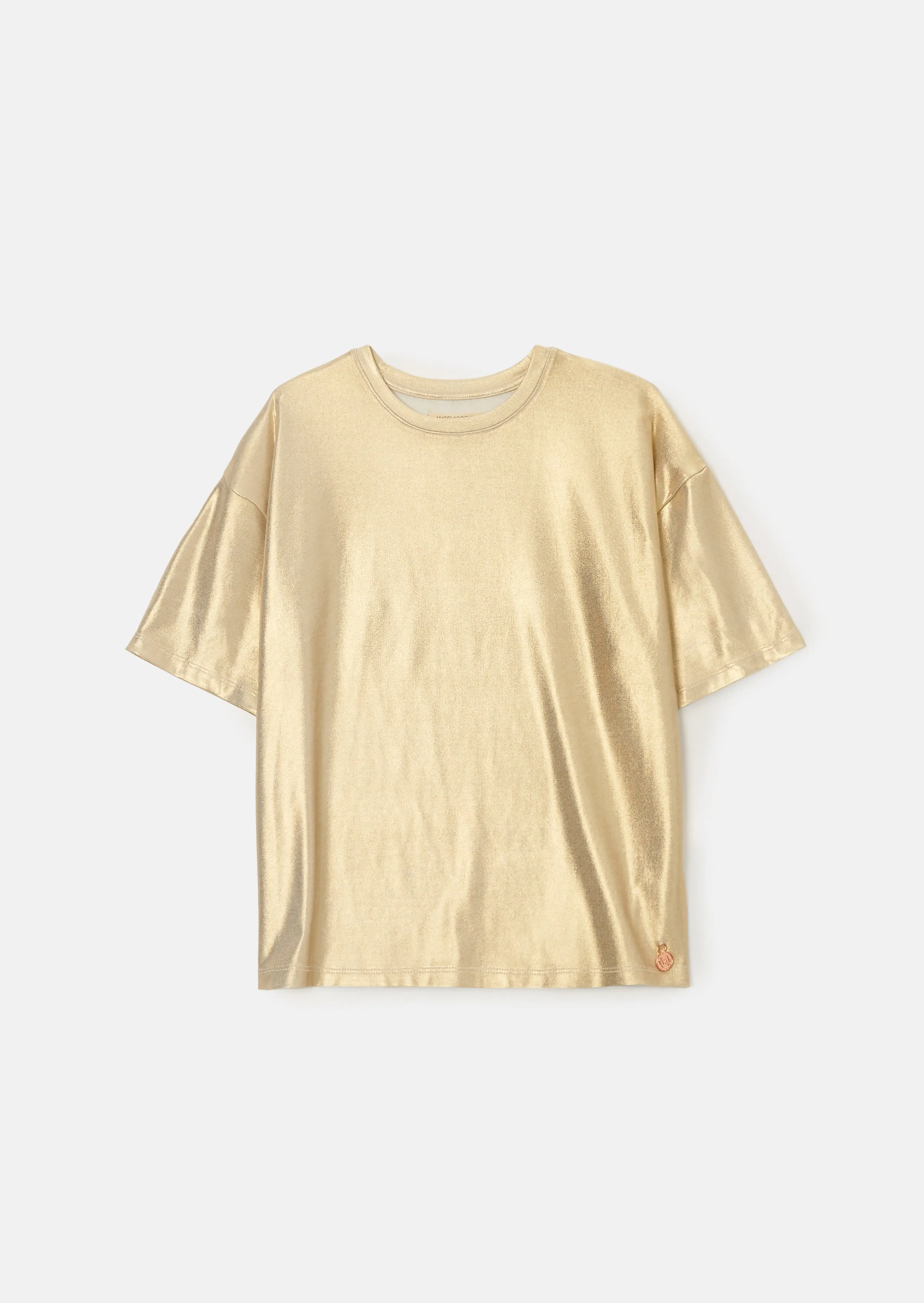 Luna Gold Metallic Jersey Tee