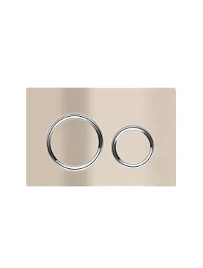 Meir Sigma 21 Dual Flush Plates to suit Geberit - Champagne