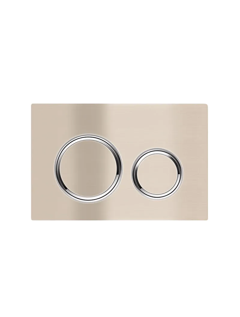 Meir Sigma 21 Dual Flush Plates to suit Geberit - Champagne