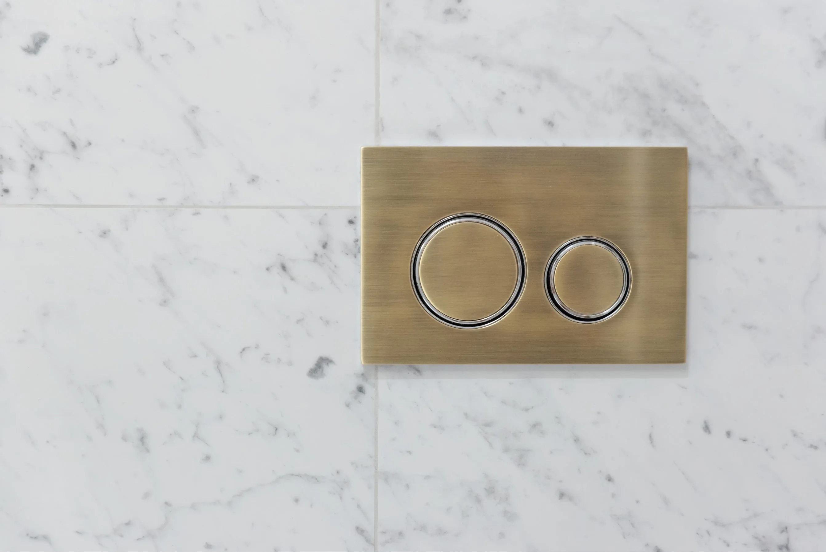 Meir Sigma 21 Dual Flush Plates to suit Geberit - PVD Tiger Bronze