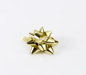 Metallic Gold Small Bows (50)