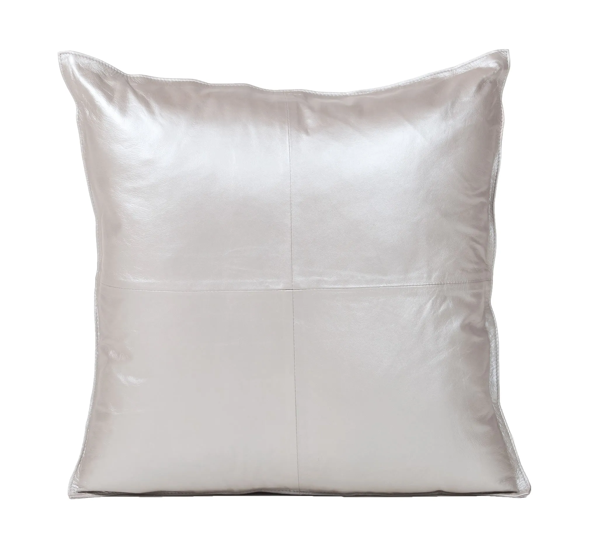 Metallic Leather Cushion