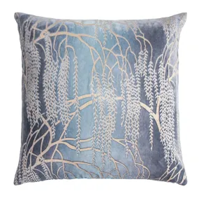 Metallic Willow Dusk Velvet Pillows