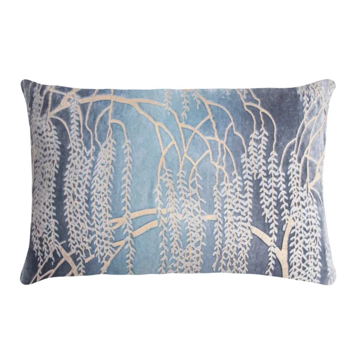 Metallic Willow Dusk Velvet Pillows