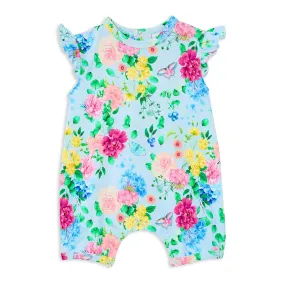 MILKY GARDEN PARTY FRILL ROMPER