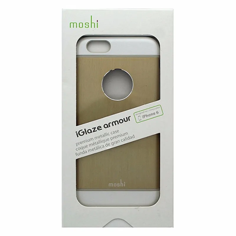 Moshi iGlaze Armour Metallic Hardshell Case for iPhone 6s and 6 - Gold / White