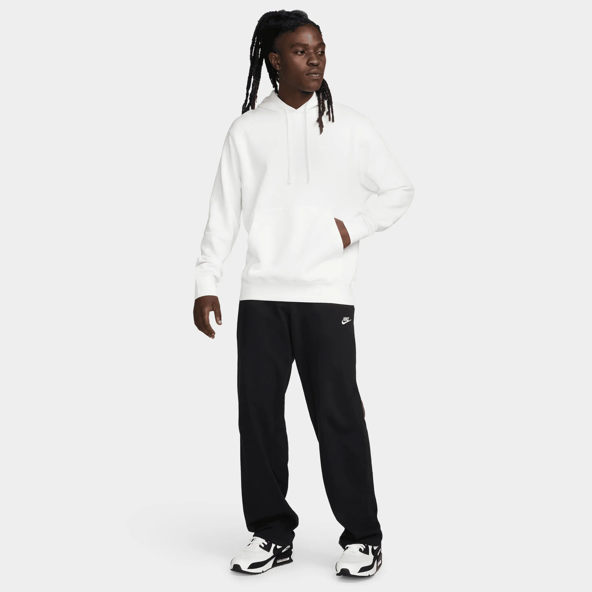 Nike Sportswear Club Fleece Hoodie Sail / White