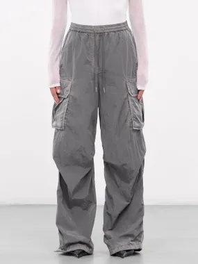 Nylon Cargo Pants (JW4721W03-GREY)