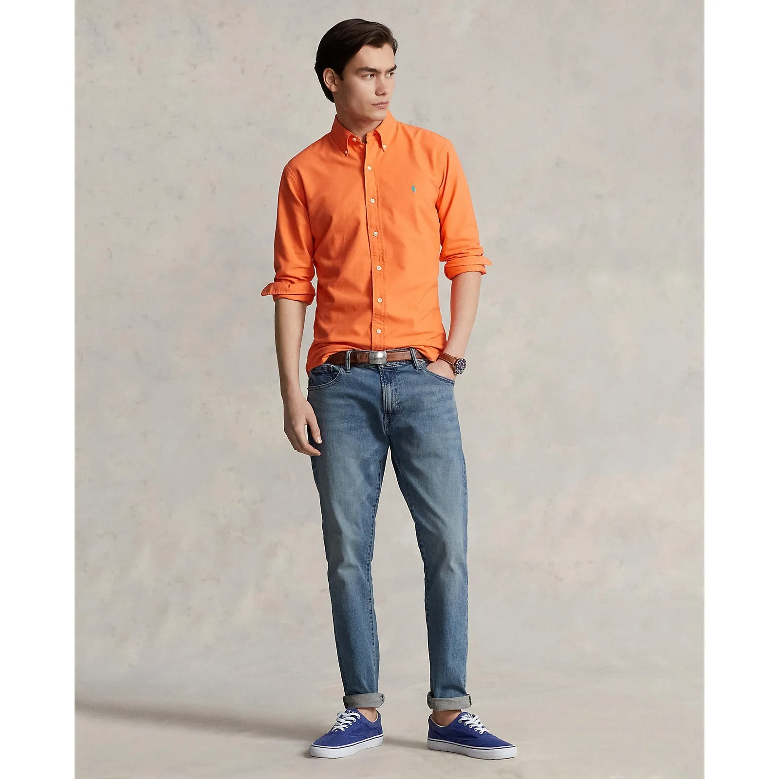 Oxford Shirt - Cadmium Orange