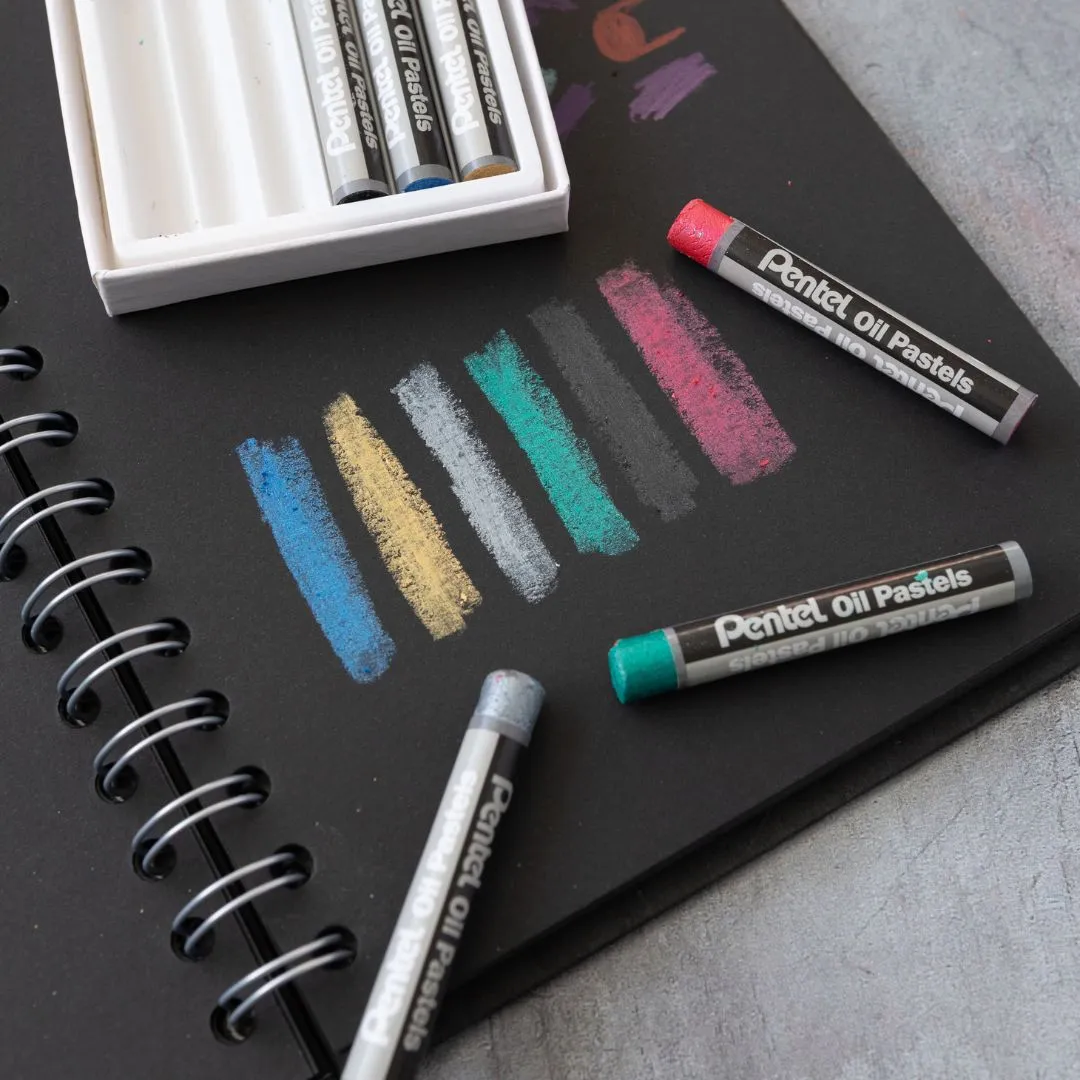 Pentel Metallic Oil Pastels