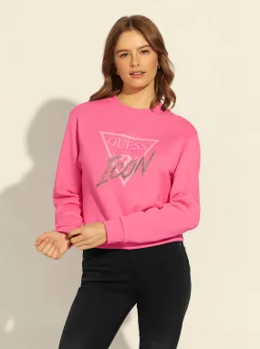 Pink Icon Logo Jumper