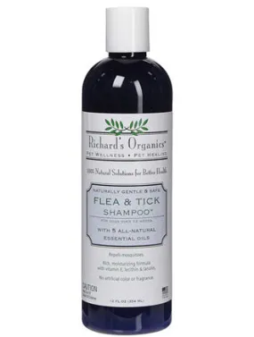 Richard's Organics Flea & Tick Shampoo 12oz