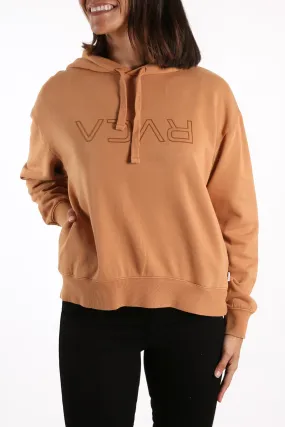 RVCA Flipped Pigment Hoodie Camel