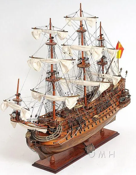 San Felipe Spanish Armada Galleon Large Tall Ship Exclusive Edition Large Wood Model Sailboat Assembled