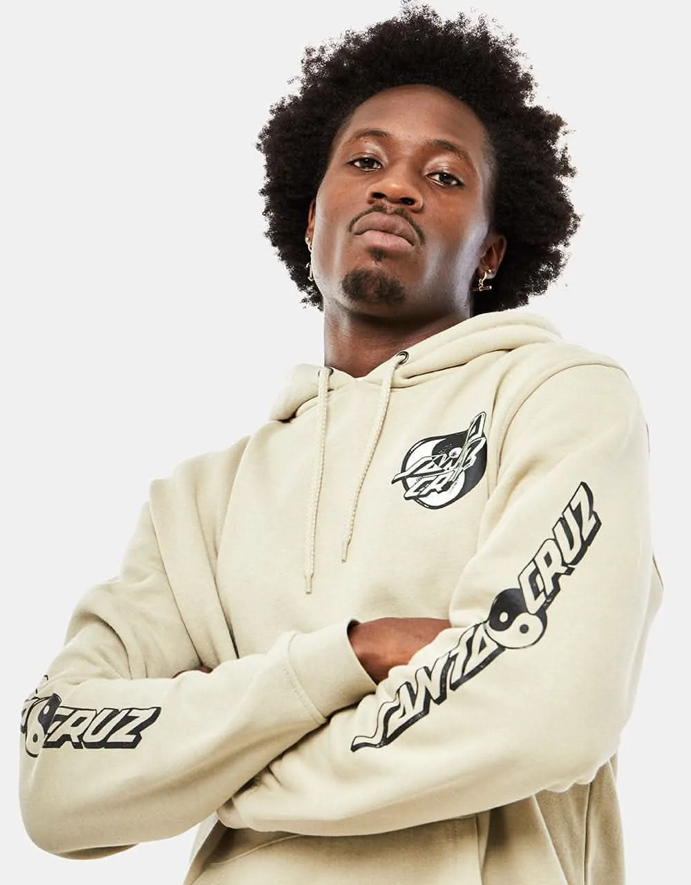 Santa Cruz Yin Yang Dot Pullover Hoodie - Nickel