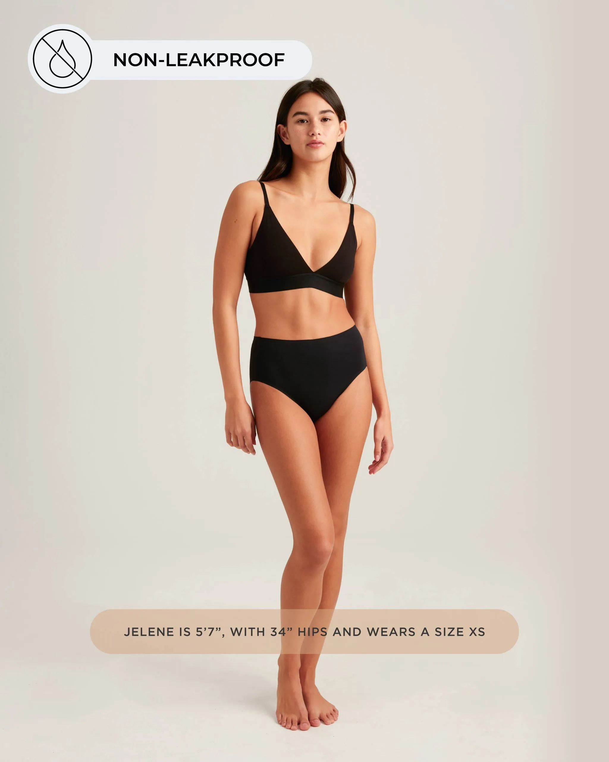 Seamless High Waist — Non-Leakproof