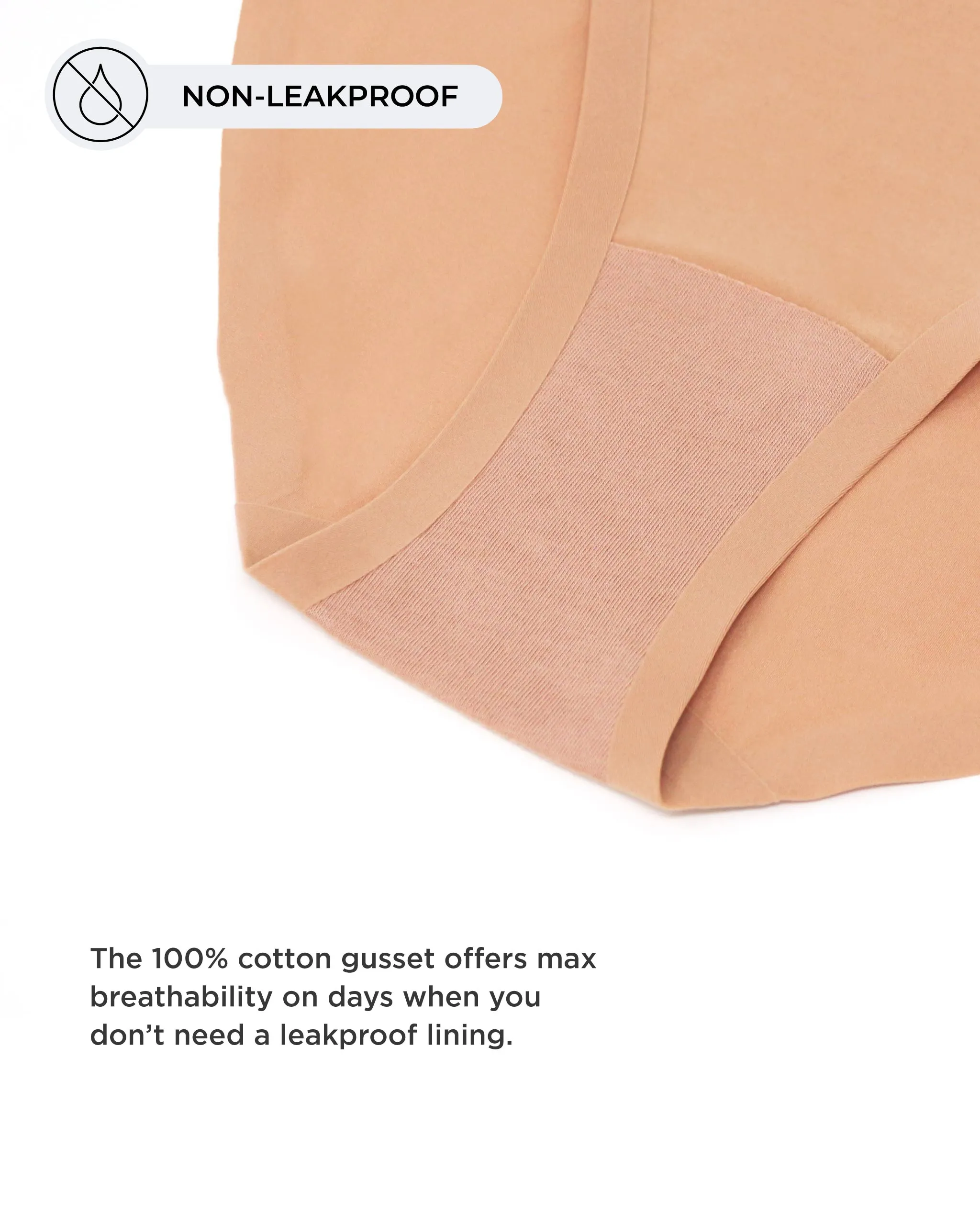 Seamless High Waist — Non-Leakproof