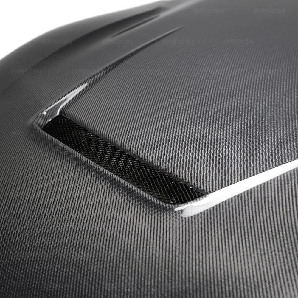 Seibon 2020 Toyota Supra A90 VS-Style Double Sided Carbon Fiber Hood (seiHD20TYSUP-VS-DS)