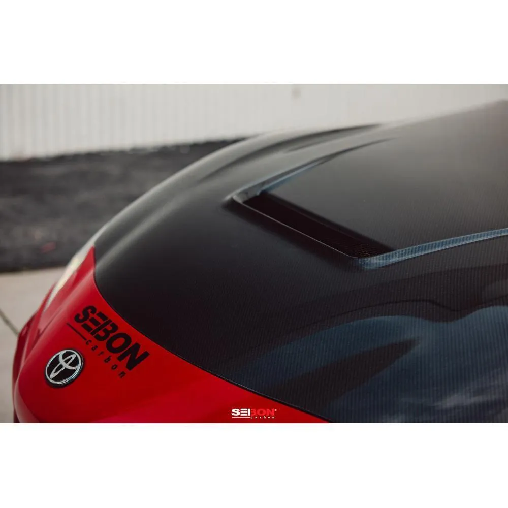 Seibon 2020 Toyota Supra A90 VS-Style Double Sided Carbon Fiber Hood (seiHD20TYSUP-VS-DS)