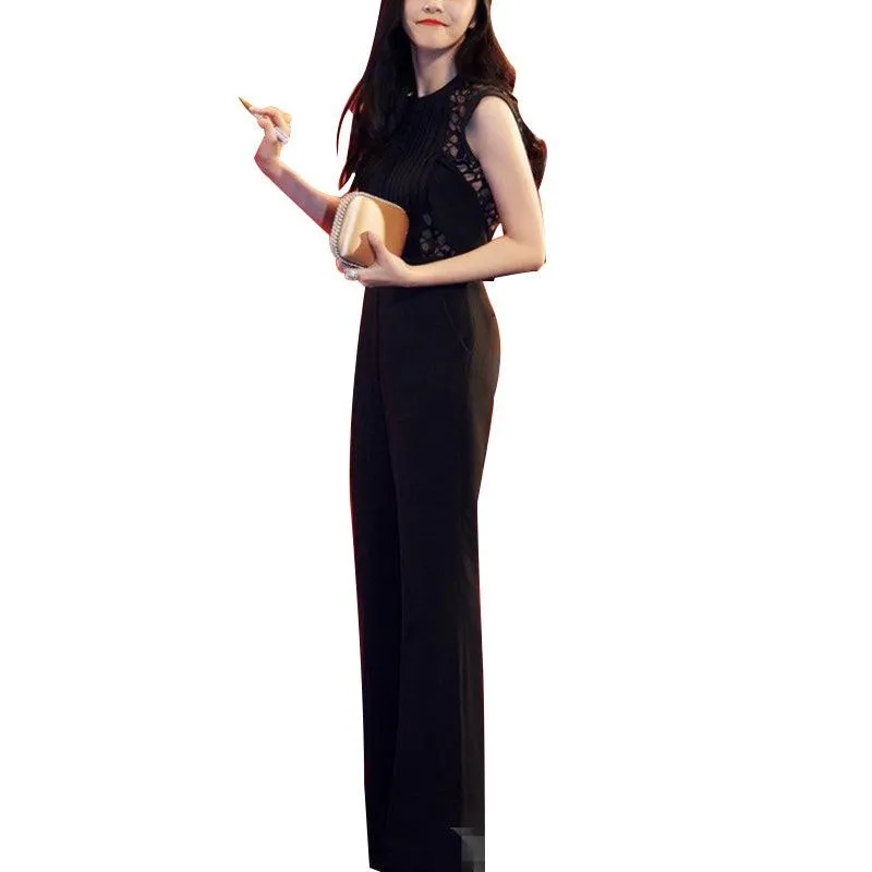 Short Sleeve High Waist Bow knot Slim Jumpsuit