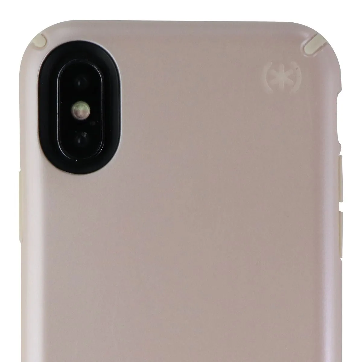 Speck Presidio Metallic Case for iPhone Xs & iPhone X - Nude Gold Metallic