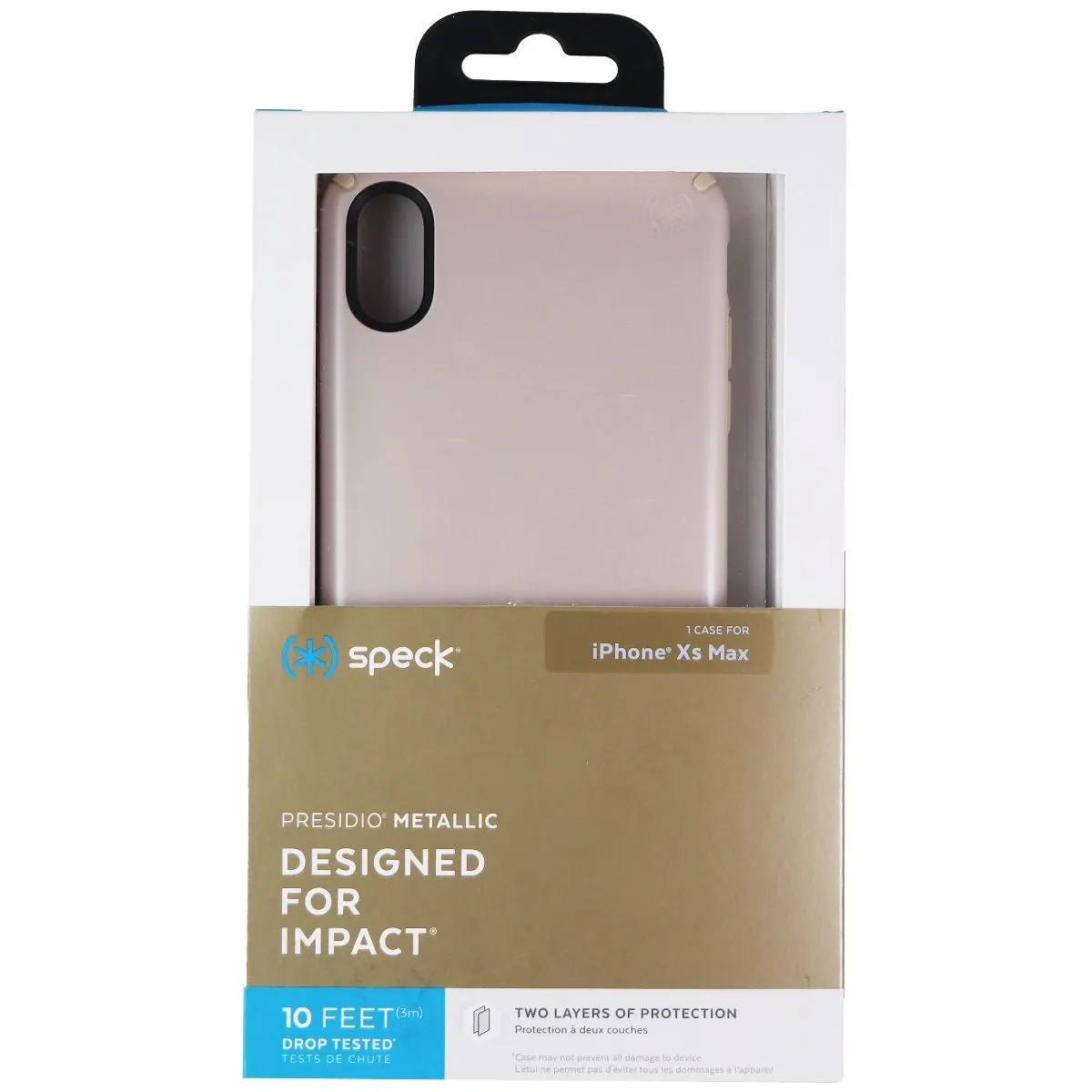 Speck Presidio Metallic Series Case for Apple iPhone XS Max - Gold Metallic