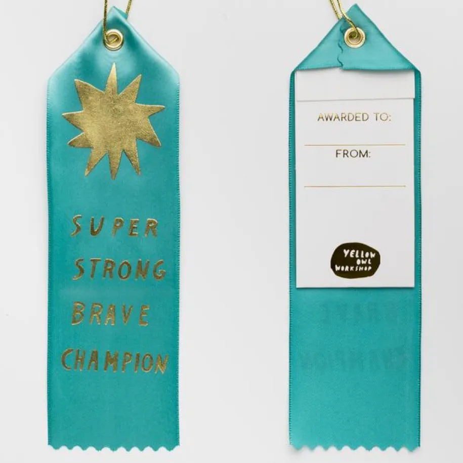 Super Strong Brave Champion Award Ribbon