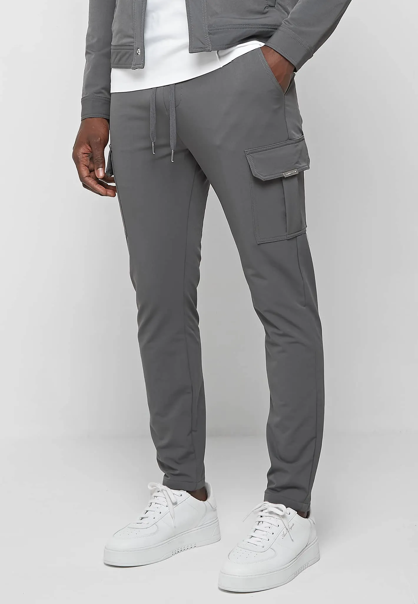 Technical Cargo Pants - Dark Grey