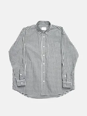 The Big Gingham Check Shirt - Black