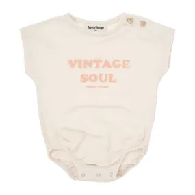 TOCOTO VINTAGE OFF WHITE VINTAGE ROMPER